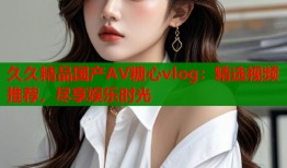 久久精品国产AV糖心vlog：精选视频推荐，尽享娱乐时光