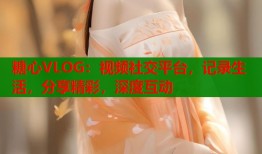 糖心VLOG：视频社交平台，记录生活，分享精彩，深度互动