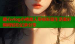 糖心vlog小桃路人带你发现生活美好瞬间轻松记录分享