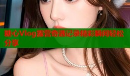 糖心Vlog露营奇遇记录精彩瞬间轻松分享