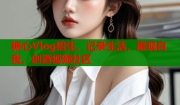 糖心Vlog招生，记录生活，展现自我，创造视频社区