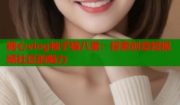 糖心vlog柚子猫八重：探索创意短视频社区的魅力