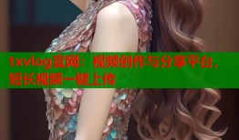 txvlog官网：视频创作与分享平台，短长视频一键上传