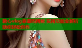 糖心vlog靠谱吗揭秘 实用功能全解析助你轻松创作