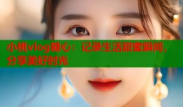 小桃vlog糖心：记录生活甜蜜瞬间，分享美好时光