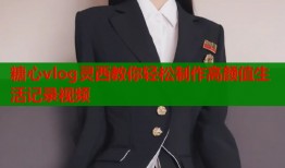 糖心vlog灵西教你轻松制作高颜值生活记录视频
