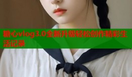 糖心vlog3.0全新升级轻松创作精彩生活记录