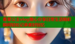 香菜公主vlog糖心分享日常生活精彩瞬间轻松记录美好回忆