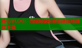 糖心VLOG：百度网盘影视资源在线播放下载