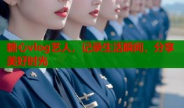 糖心vlog艺人，记录生活瞬间，分享美好时光