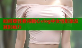 如何理性看待糖心vlog中女性形象及其影响力