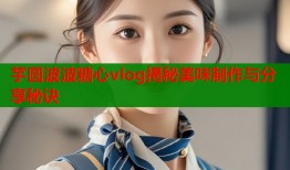 芋圆波波糖心vlog揭秘美味制作与分享秘诀