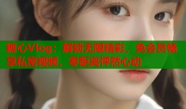 糖心Vlog：解锁无限精彩，免会员畅享私密视频，零距离怦然心动