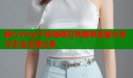 糖心Vlog千夜喵喵日常趣事温馨分享与生活点滴记录