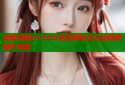 破解版糖心VLOG免费解锁全功能视频制作神器