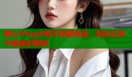 糖心Vlog小桃不惊醒挑战，轻松记录宁静美好瞬间