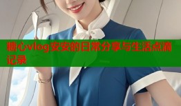 糖心vlog安安的日常分享与生活点滴记录