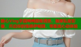 糖心Vlog芋圆鸭鸭甜蜜诱惑，独家私密影像，开启你的情感伊甸园，零距离心动体验