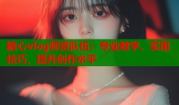 糖心vlog师资队伍：专业教学，实用技巧，提升创作水平