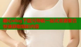 糖心vlog下载污导航一站式资源聚合快速获取精彩内容