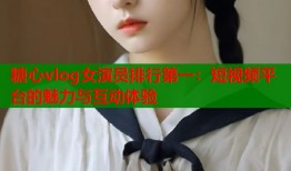 糖心vlog女演员排行第一：短视频平台的魅力与互动体验