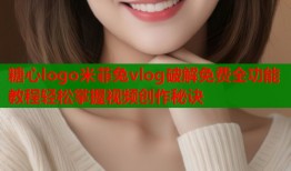糖心logo米菲兔vlog破解免费全功能教程轻松掌握视频创作秘诀