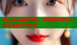 糖心vlog婚纱秀场：时尚婚礼视频分享与灵感创作平台