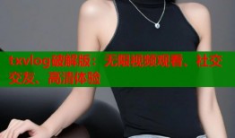 txvlog破解版：无限视频观看、社交交友、高清体验