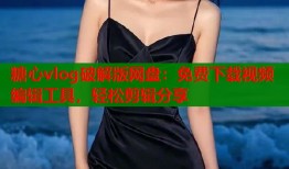 糖心vlog破解版网盘：免费下载视频编辑工具，轻松剪辑分享