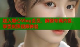 加入糖心Vlog会员，解锁专属内容，享受优质视频体验