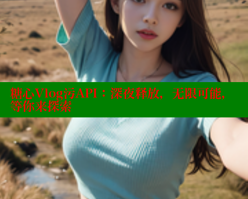 糖心Vlog污API：深夜释放，无限可能，等你来探索