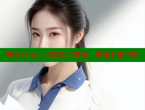 糖心Vlog:小鹿丢了领衔,解锁无限可能 糖心Vlog:小鹿丢了领衔,解锁无限可能