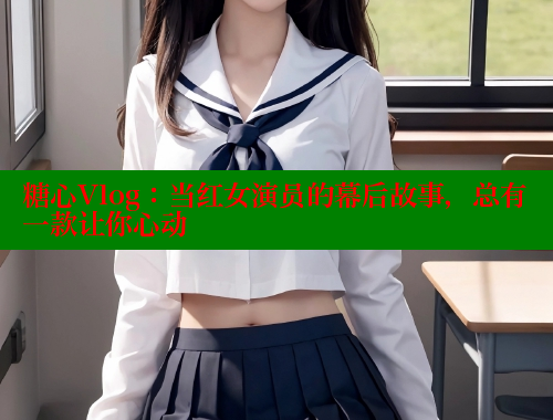 糖心Vlog：当红女演员的幕后故事，总有一款让你心动