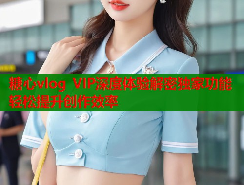 糖心vlog VIP深度体验解密独家功能轻松提升创作效率 糖心vlog VIP深度体验解密独家功能轻松提升创作效率