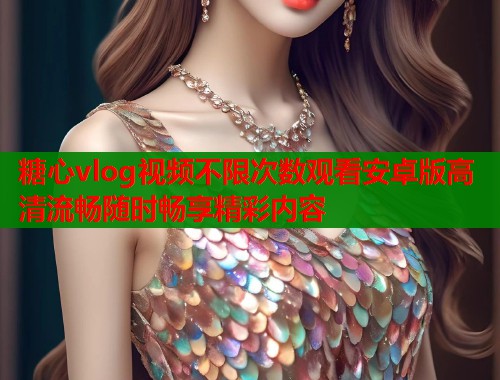 糖心vlog视频不限次数观看安卓版高清流畅随时畅享精彩内容